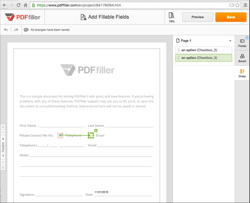 Add Checkbox Fields In Forms Online Pdffiller