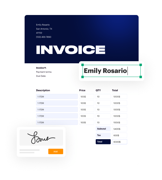 Electrician Invoice Generator Tool With Customizable Pdf Templates