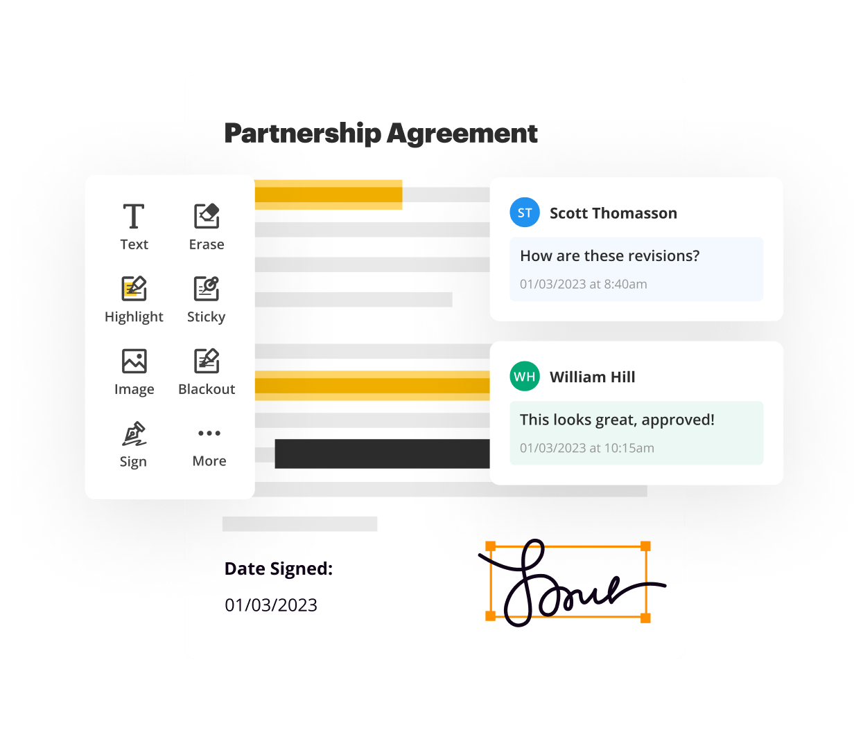 Adobe EchoSign Alternative. Fill, Edit, Sign, Save & Export PDFs Online.