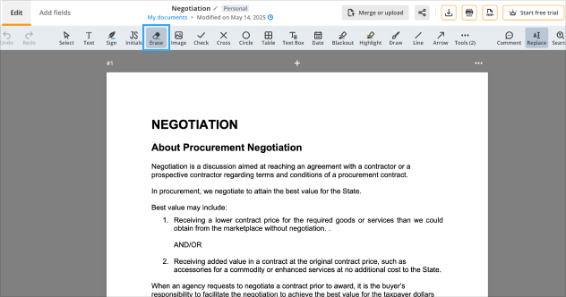 Regular content decoration