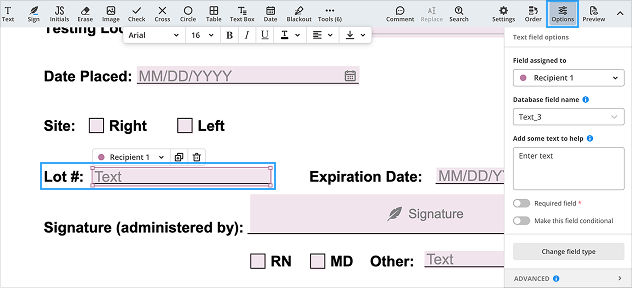 Regular content decoration