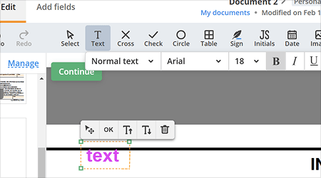 Regular content decoration
