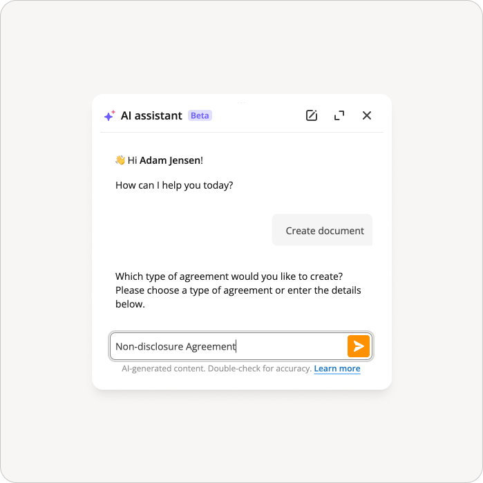 AI built into every document