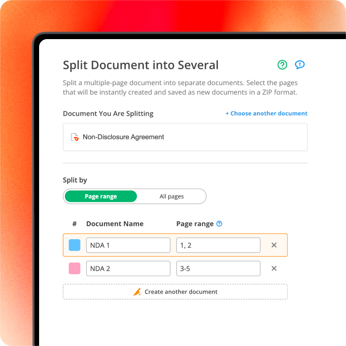 pdfFiller workspace for creating, filling and managing PDF forms