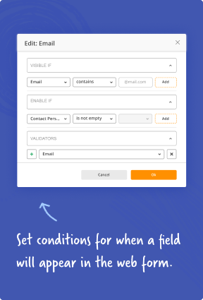Conditional and assignable fields